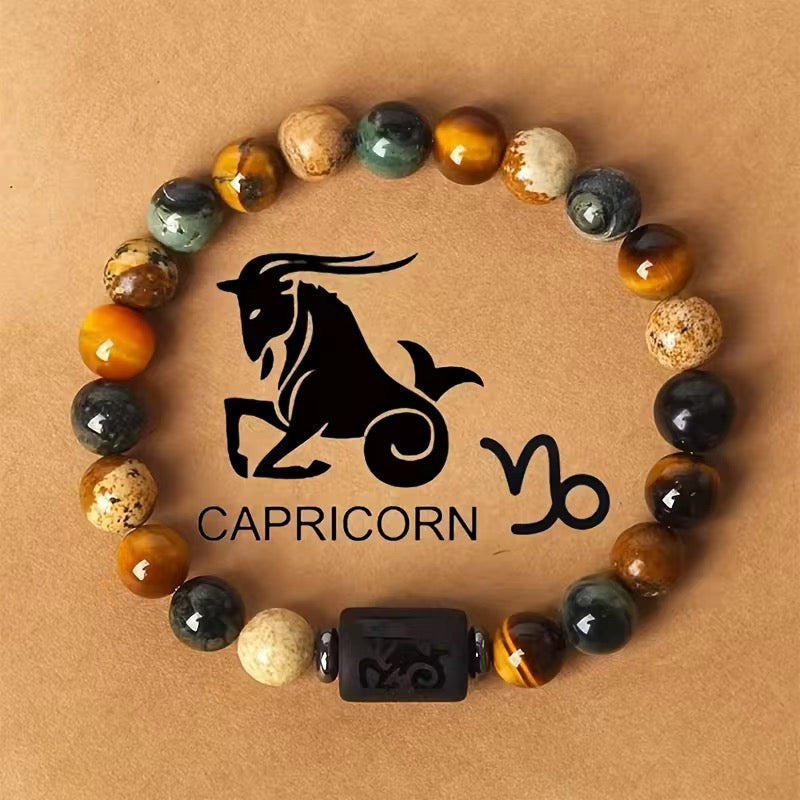 Natural beaded Zodiac Bracelet